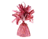 Foil weight for helium balloons, holographic rose-gold, 160 g / 1 pc