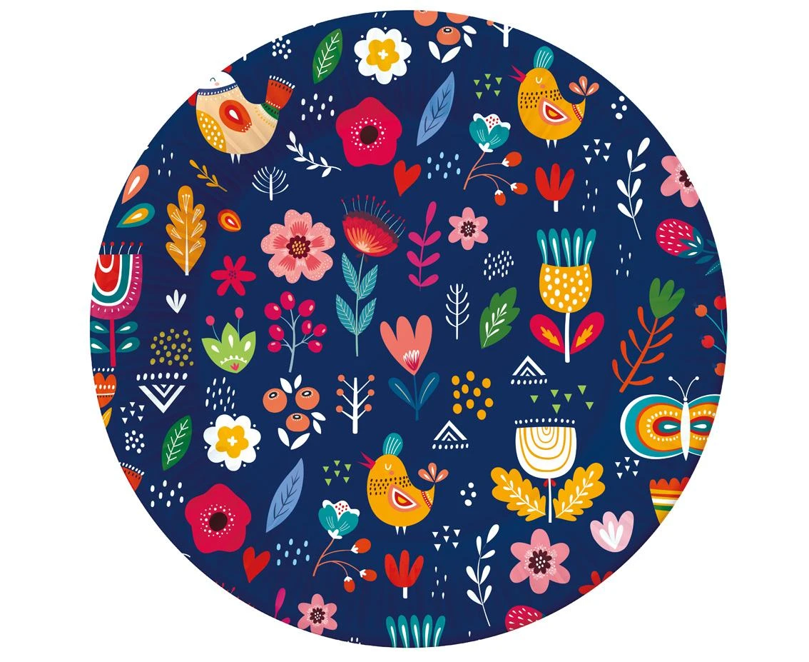 Paper plates Summer collection - Have fun (dark), 18 cm/ 6 pcs. EOL