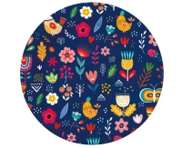 Paper plates Summer collection - Have fun (dark), 18 cm/ 6 pcs. EOL