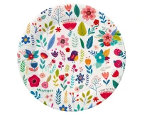 Paper plates Summer collection - Have fun (light), 18 cm/ 6 pcs. EOL