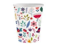 Paper cups Summer collection - Have fun (light), 250 ml/ 6 pcs. EOL