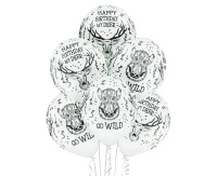 Balloons Belbal 12", D11, forest birthday, 6pcs