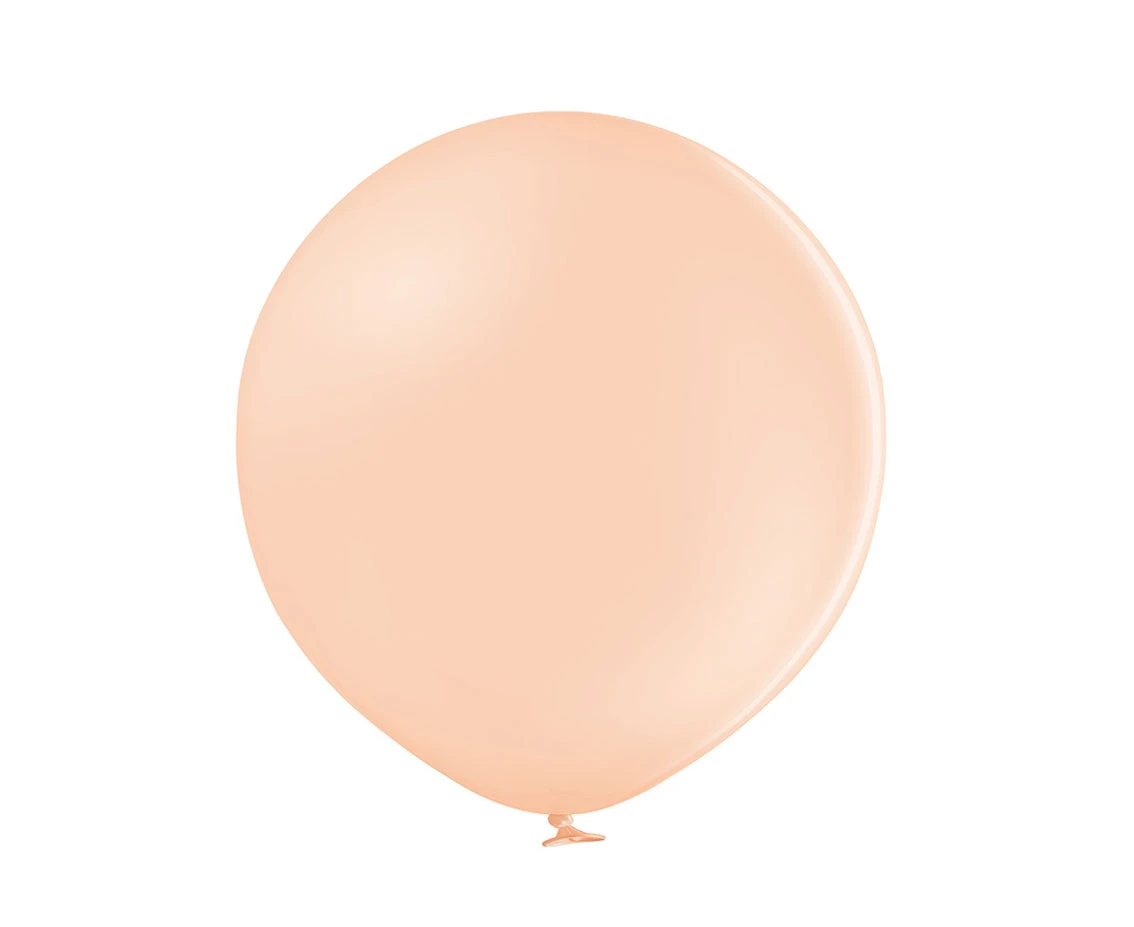 Balloons Belbal 5", D5-453, pastel peach cream, 100pcs