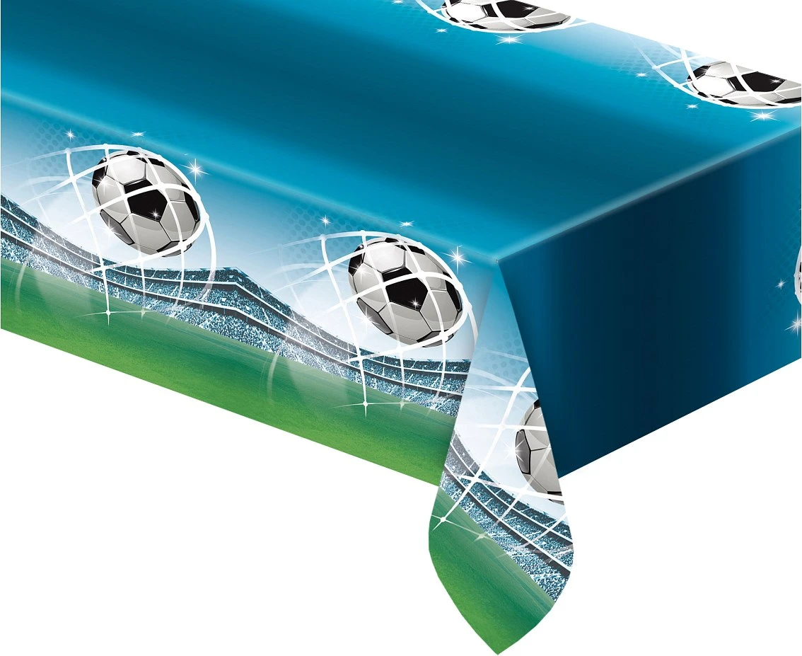 Plastic tablecloth "Soccer Fans", 120x180 cm