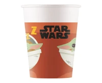 Paper cups (WM), Star Wars Mandalorian, 200ml, 8 pcs. (SUP label)