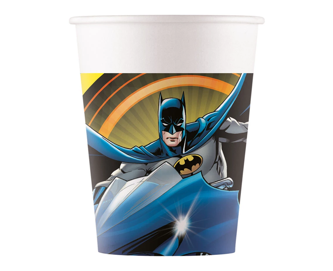 Paper cups (WM), Batman, 200ml, 8 pcs (SUP label)
