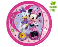 Paper plates Minnie Junior, next generation, 23cm, 8 pcs (plastic-free) EOL