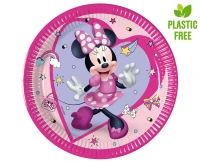 Paper plates Minnie Junior, next generation 20cm, 8 pcs (plastic-free) EOL