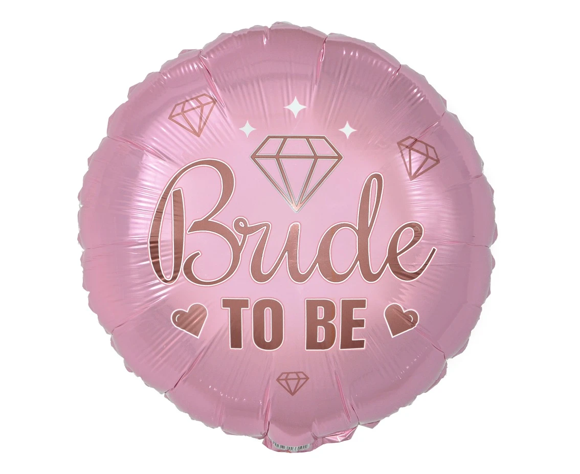 Foil balloon Bide To Be (pink), 18" EOL
