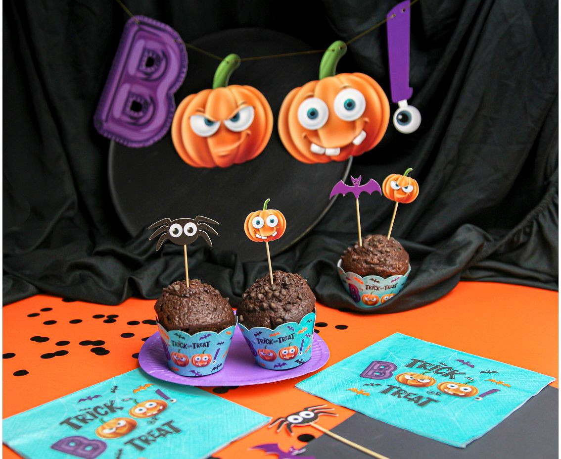 Boo paper garland, 150 cm