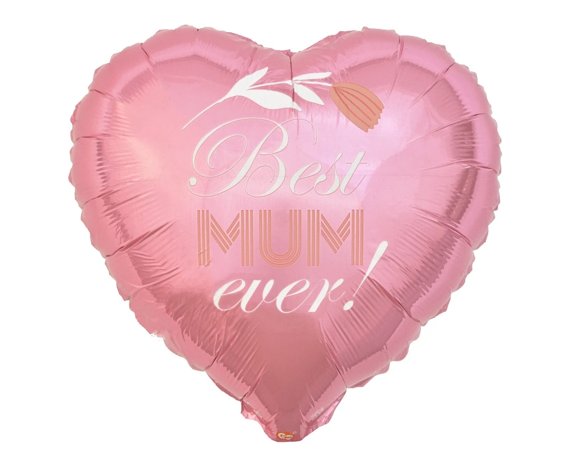 Foil balloon Best Mum Ever, 18" EOL