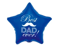 Foil balloon Best Dad Ever, 19" EOL