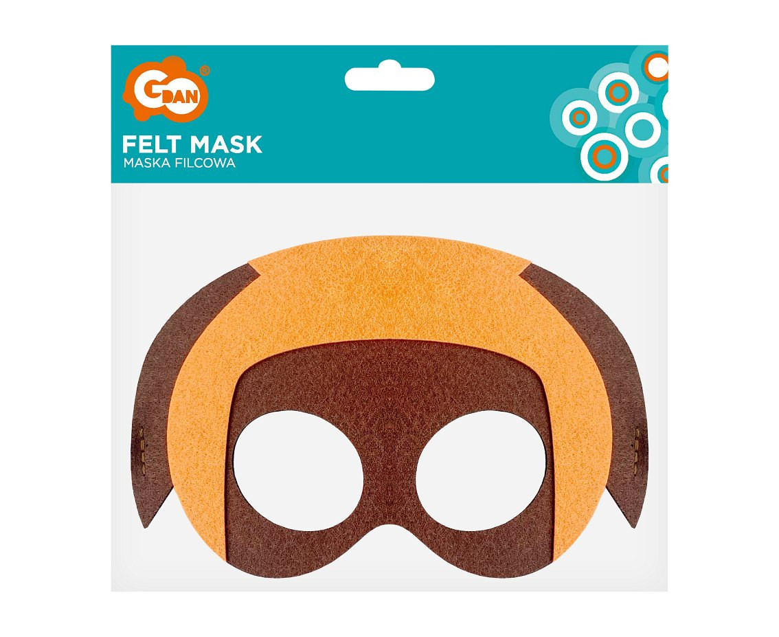 Felt mask Dog Brigade - Lifeguard, size 19 x 12 cm EOL
