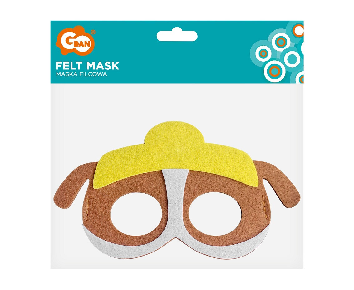 Felt mask Dog Brigade - Constructor, size 18 x 10,5 cm EOL