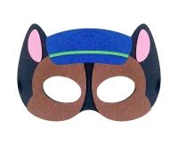 Felt mask Dog Brigade - Police Officer 2, size 18 x 12 cm EOL