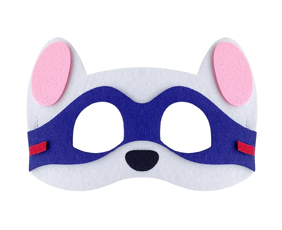Felt mask Dog Brigade - Superhero, size 18 x 12 cm EOL