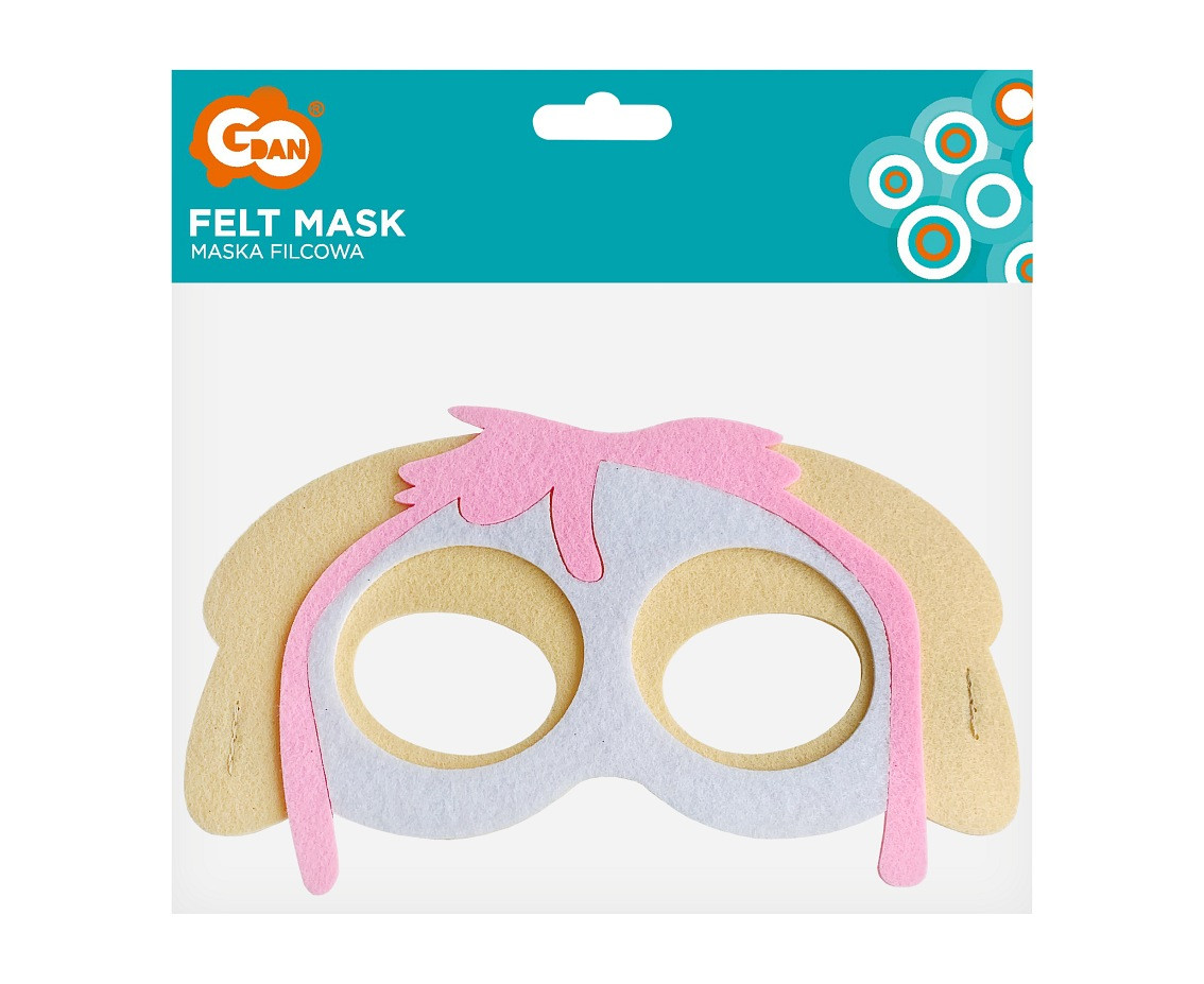 Felt mask Dog Brigade - Helicopter Operator, size 20 x 12,5 cm EOL