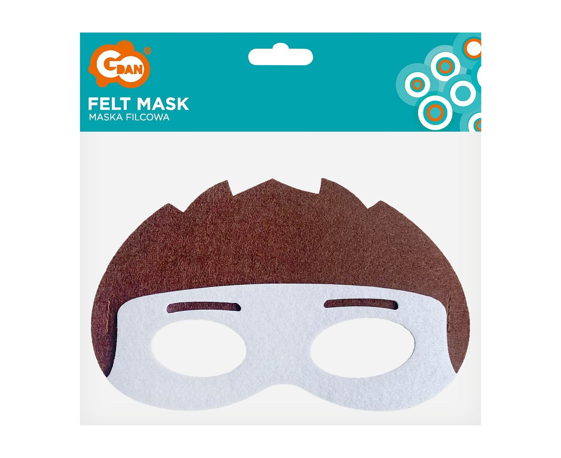 Felt mask Dog Brigade - Boy, size 19,5 x 12 cm EOL