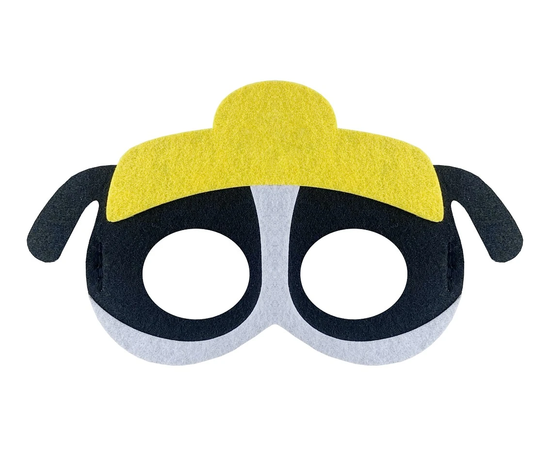 Felt mask Dog Brigade - Construction Chief, size 18 x 11 cm EOL