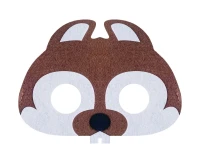 Felt mask - Beaver, size 17,5 x 13,5 cm