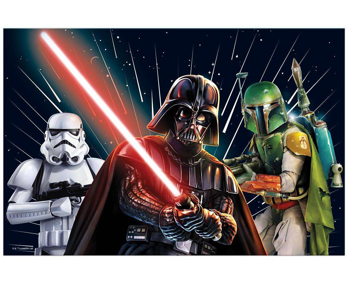 Plastic tablecloth "Star Wars Galaxy" 120x180 cm