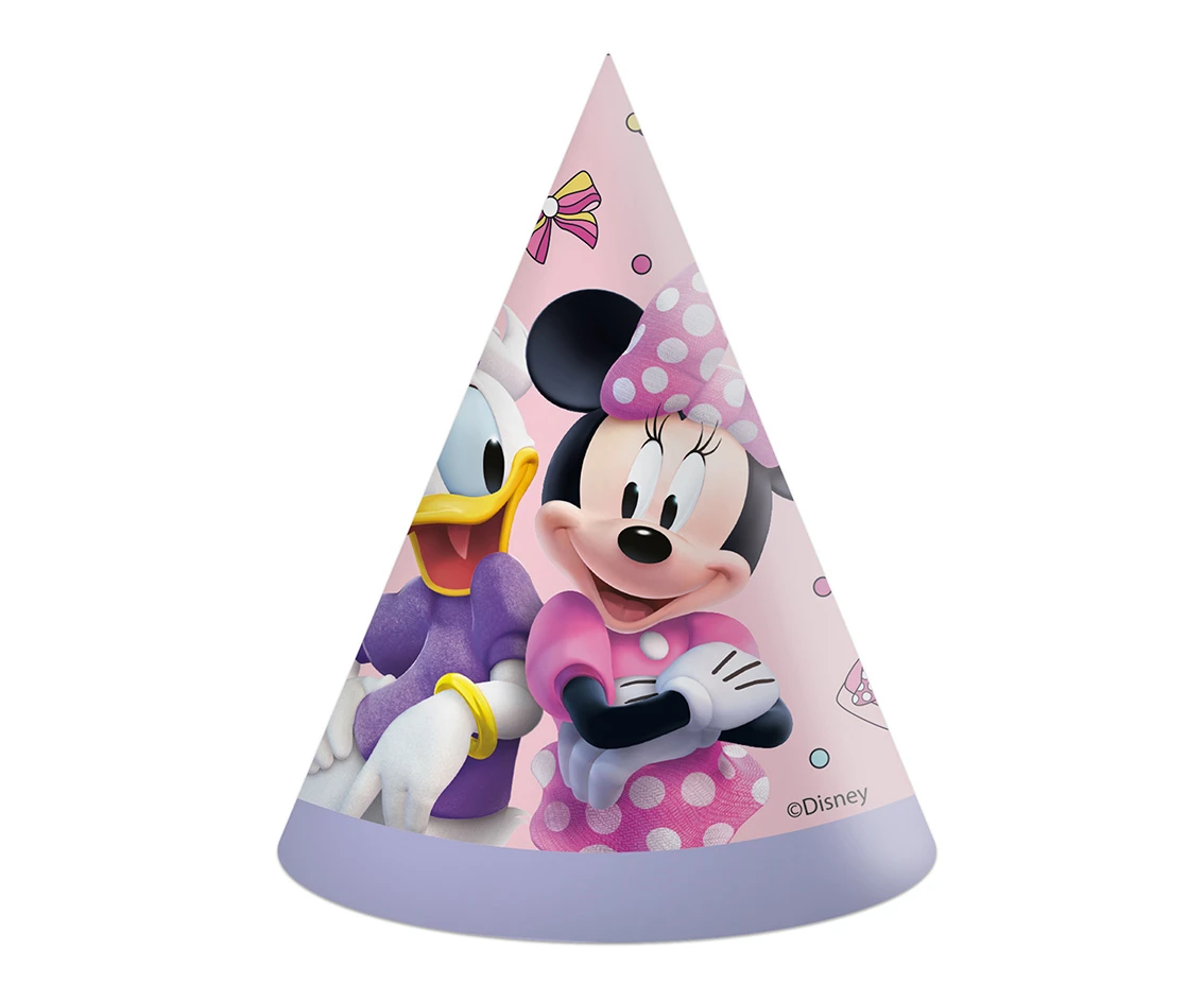 Paper hats "Minnie Junior", 6 pcs EOL