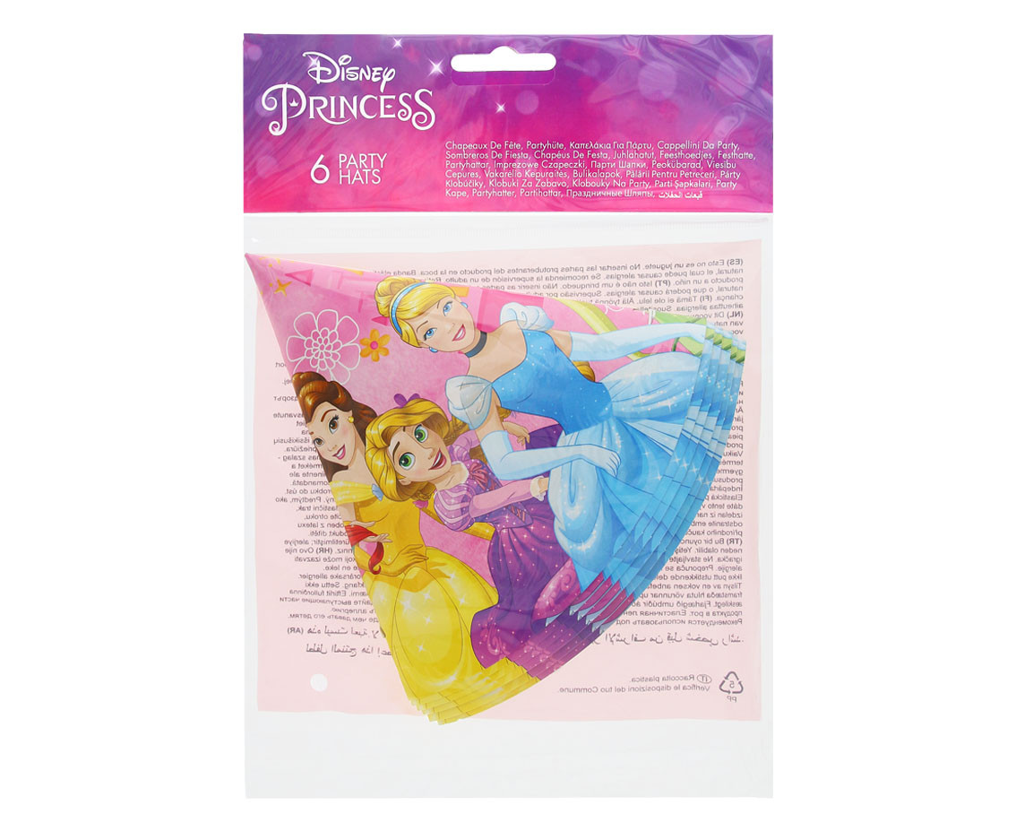 Paper hats "Princess Your Story", 6 pcs