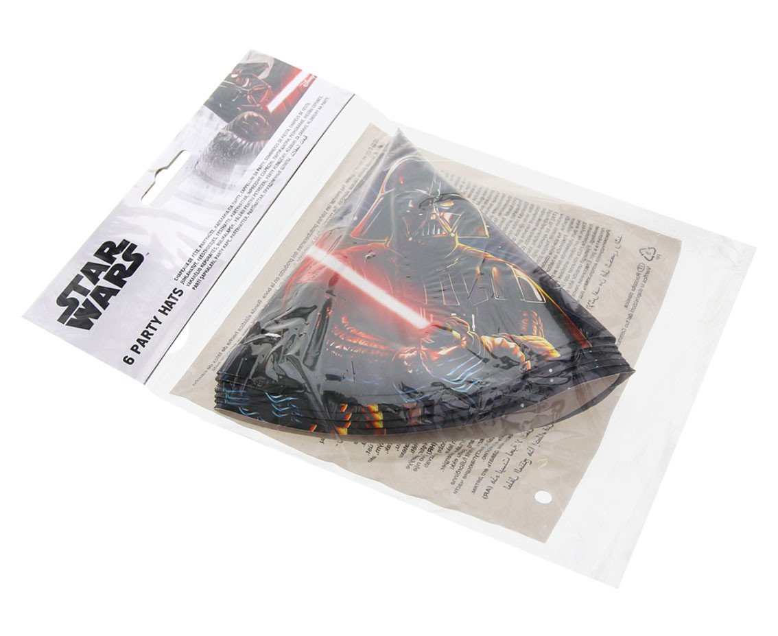Paper hats "Star Wars Galaxy" 6 pcs