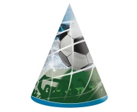Paper hats "Soccer Fans" 6 pcs