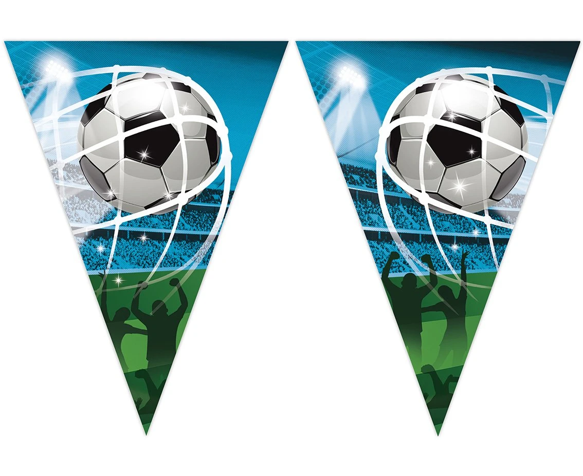 Banner Soccer Fans, triangle flags