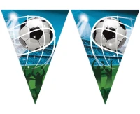 Banner Soccer Fans, triangle flags