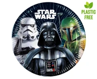 Paper plates Star Wars Galaxy (next generation) 20 cm, 8 pcs. (Plastic-free)