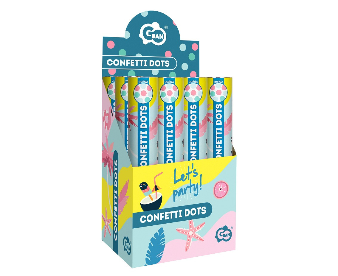 Confetti Cannon - Let''s party / 30 cm EOL