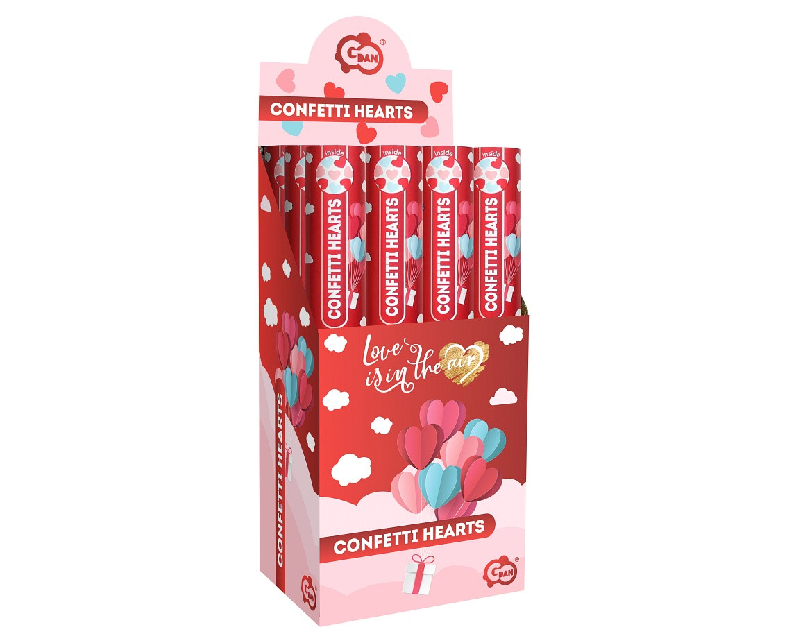 Confetti Cannon - Love is in the air / 40 cm EOL
