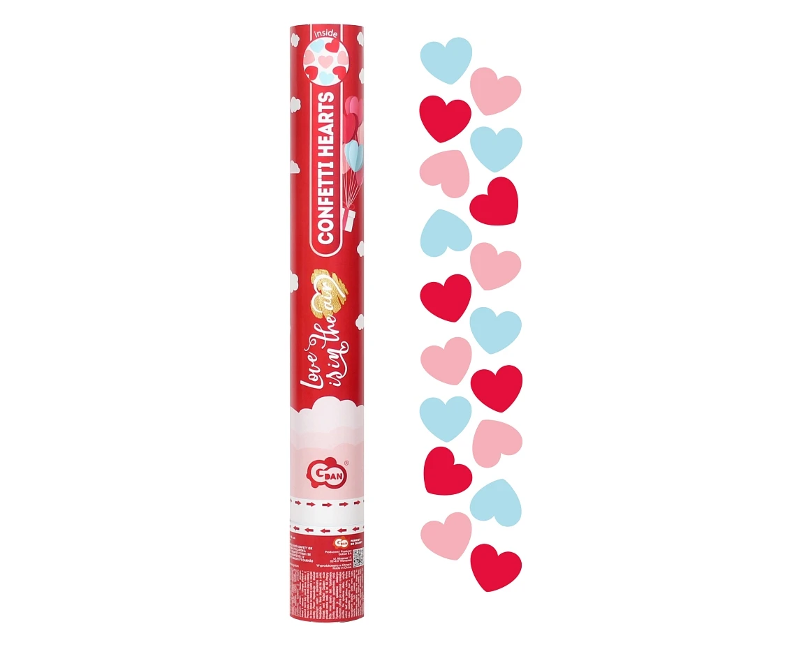 Confetti Cannon - Love is in the air / 40 cm EOL