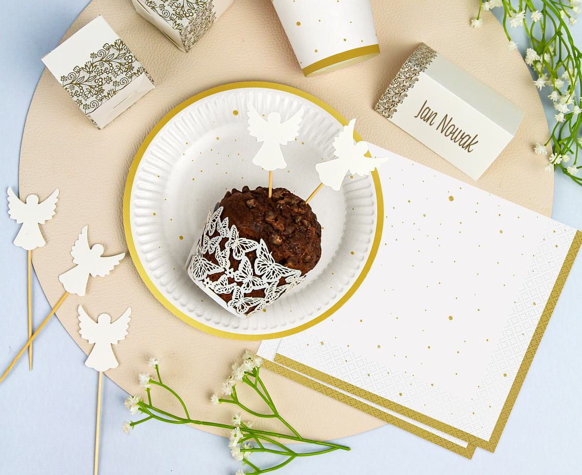 Paper napkins Celebrate (gold), 33x33 cm/ 20 pcs. EOL