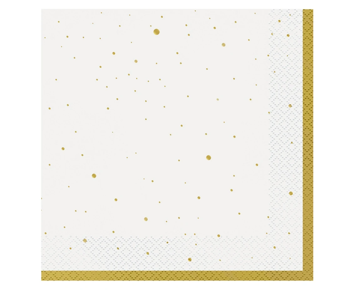 Paper napkins Celebrate (gold), 33x33 cm/ 20 pcs. EOL