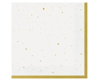 Paper napkins Celebrate (gold), 33x33 cm/ 20 pcs. EOL