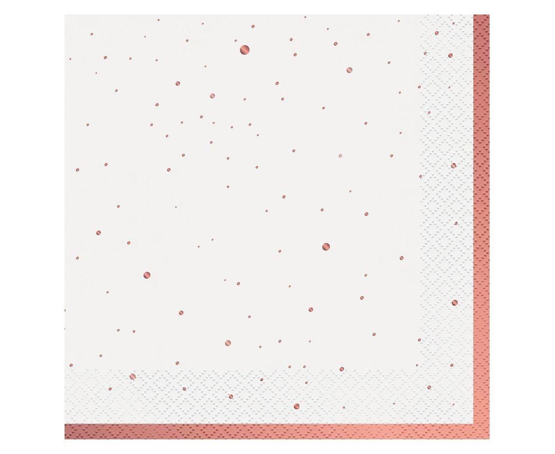 Paper napkins Celebrate (rosegold), 33x33 cm/ 20 pcs. EOL