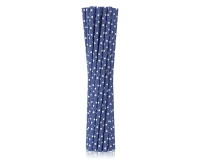 Paper straws, mix, 6x197mm, 40 pcs. EOL