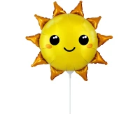 Foil balloon 14" FX - Sun,  unpacked (flat)