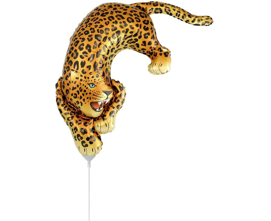 Foil balloon 14" FX - Wild Leopard,  unpacked (flat)