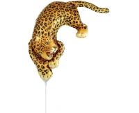 Foil balloon 14" FX - Wild Leopard,  unpacked (flat)