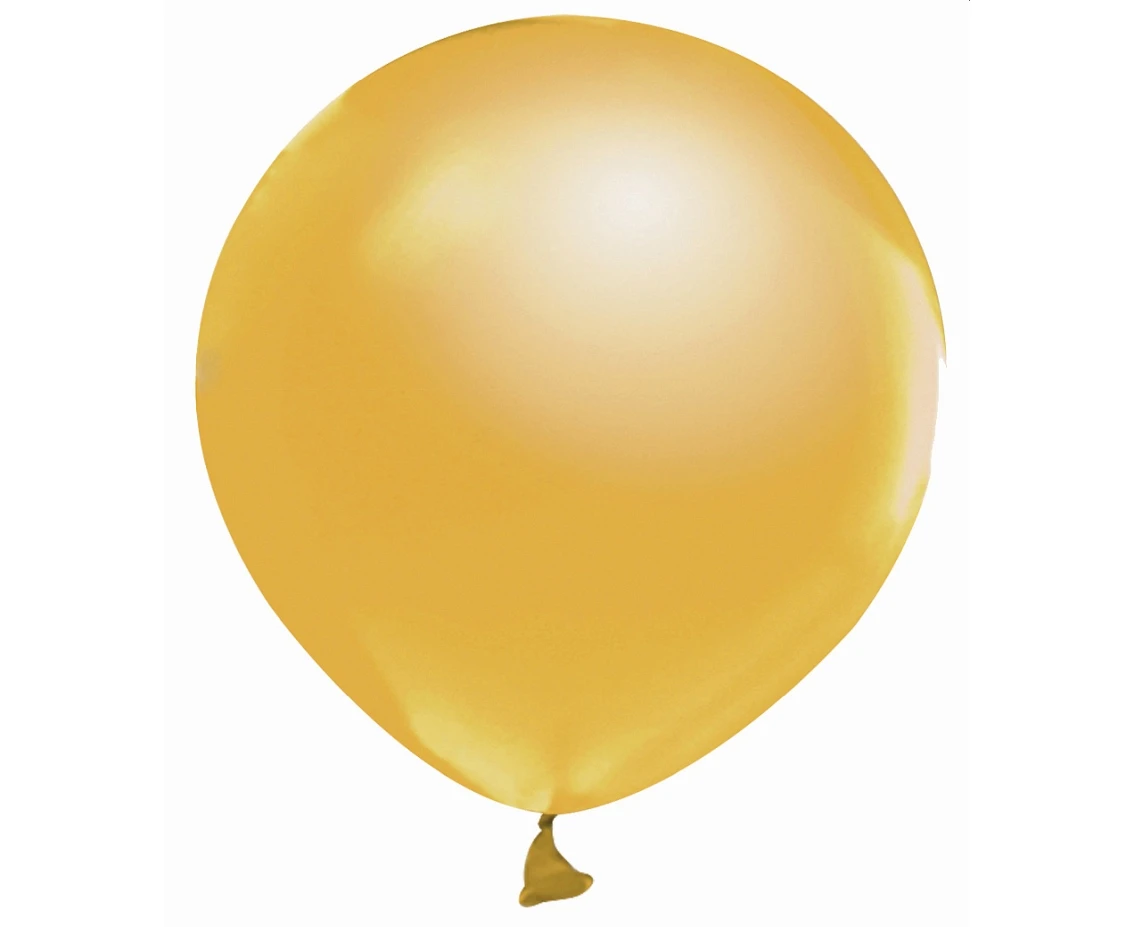 Balloons B&C 5", metallic light gold, 20pcs