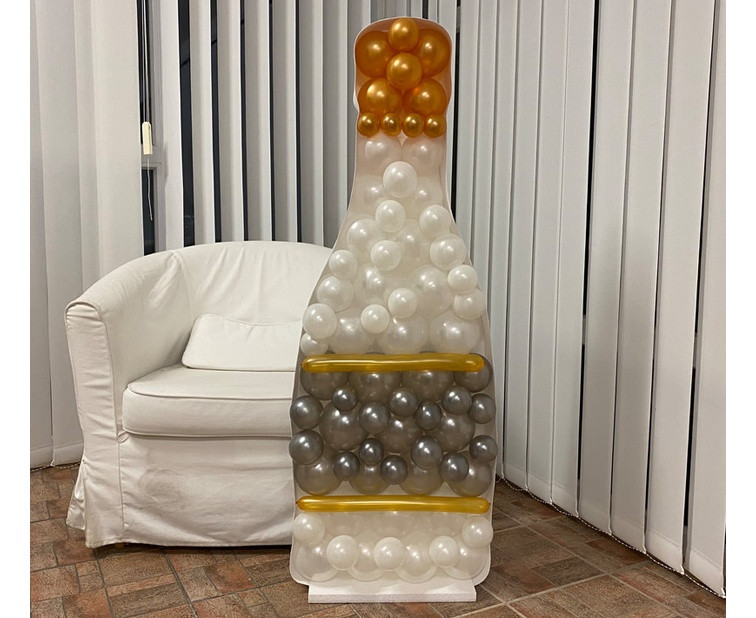 Mosaic balloon template - Bottle EOL
