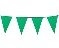 Flag garland, Green, (30x20 cm), 10 m
