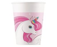 Paper cups (WM) Unicorn Rainbow Colors, 200ml, 8 pcs (SUP label)
