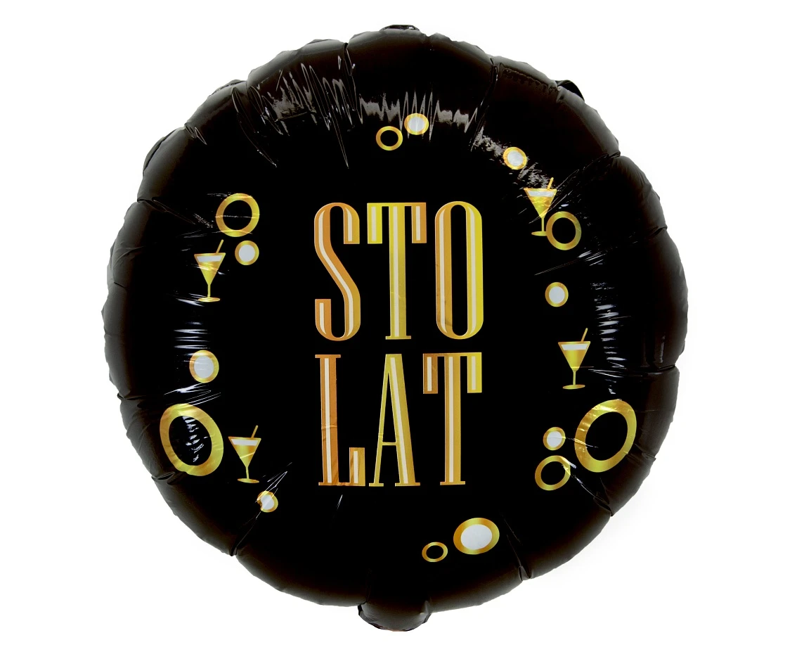 Foil balloon Sto Lat (B&G Party), 18"
