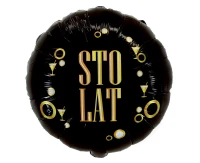 Foil balloon Sto Lat (B&G Party), 18"