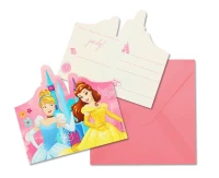 Invitations with envelopes "Princess Live Your Story", 6 pcs